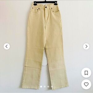 Chadwick’s Women’sSize 12,vintage tan high waisted denim straight,boot,jeans,EUC